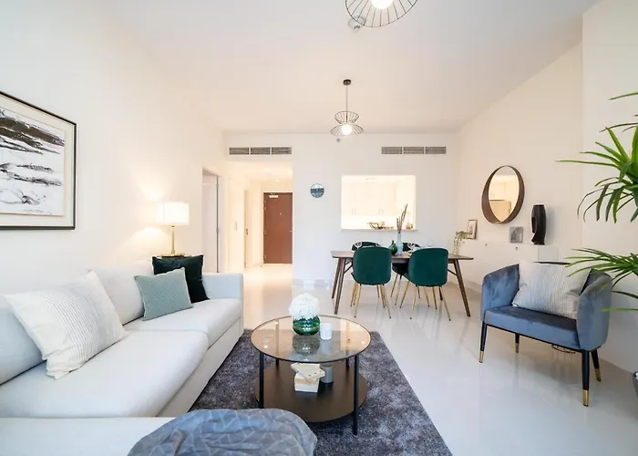 Higuests - Chic Apt With Balcony And Pool Near Burj Khalifa